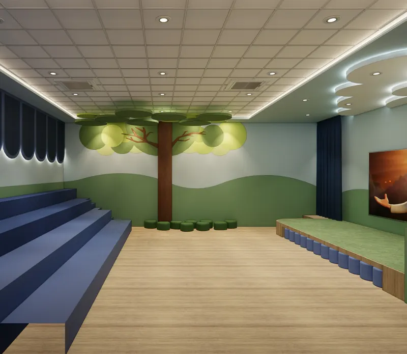 Area bambini e spazi di supporto, progetto ARS
