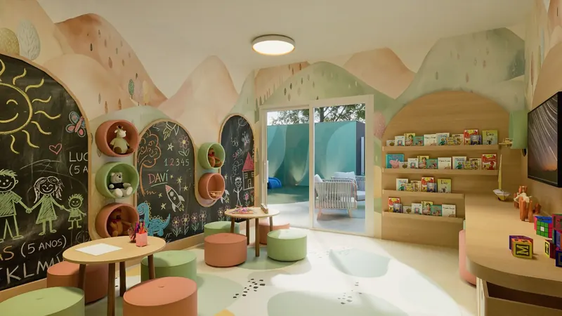 Area bambini e spazi di supporto, progetto ARS